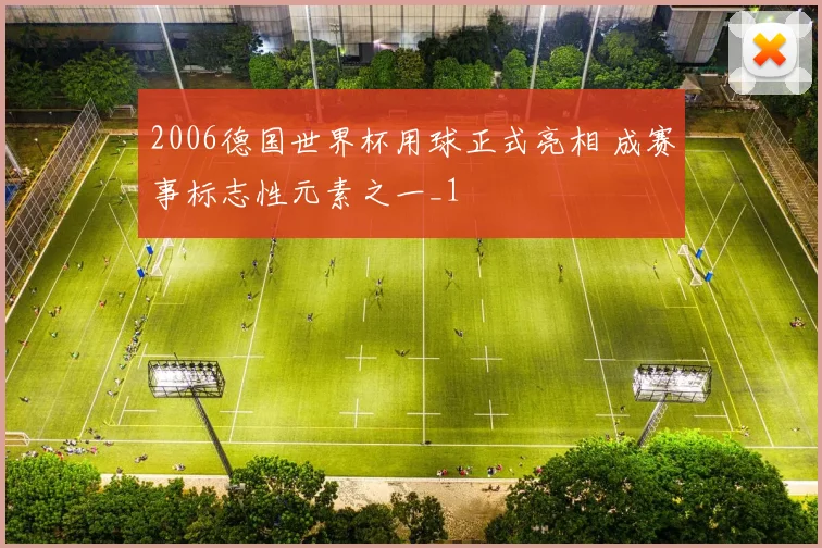 2006德国世界杯用球正式亮相 成赛事标志性元素之一_1